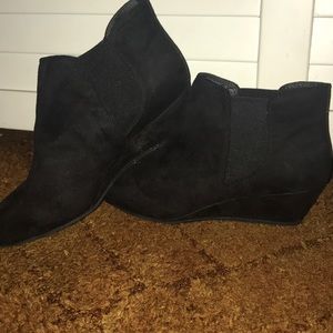 Black ankle boots